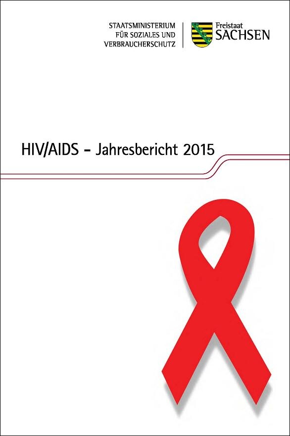 Titelbild HIV-Jahresbericht Sachsen 2015